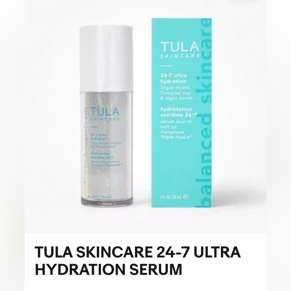 Tula Skincare 24-7 Ultra Hydration Cream-Triple Hydra Complex Serum-30 ml-New
